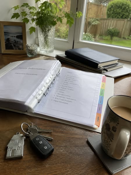 I am writing this because last month, at 61, I sat at my kitchen table and watched my youngest daughter find every account, every policy and