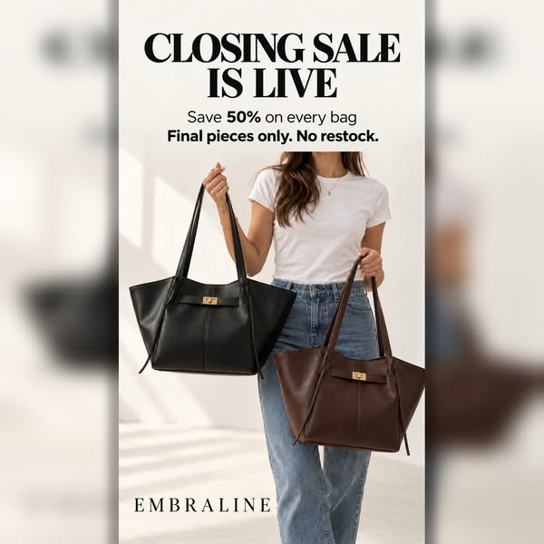 Goodbye to Our Bags, Hello Elegance