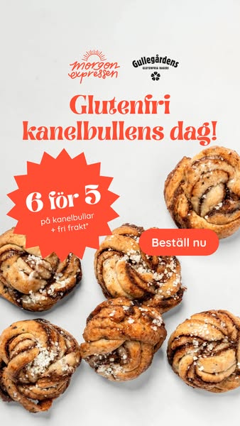 Skäm bort någon med glutenfria kanelbullar