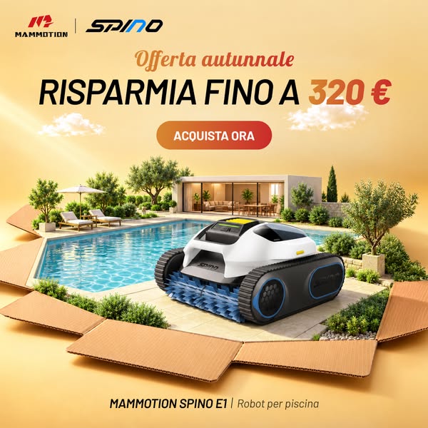 Saldi autunnali: piscina splendente