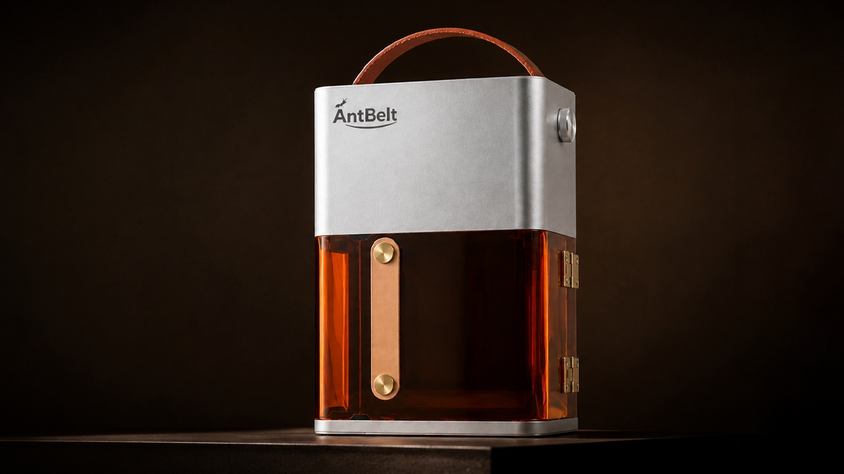 Compact Fully-Enclosed Galvo Laser Engraver