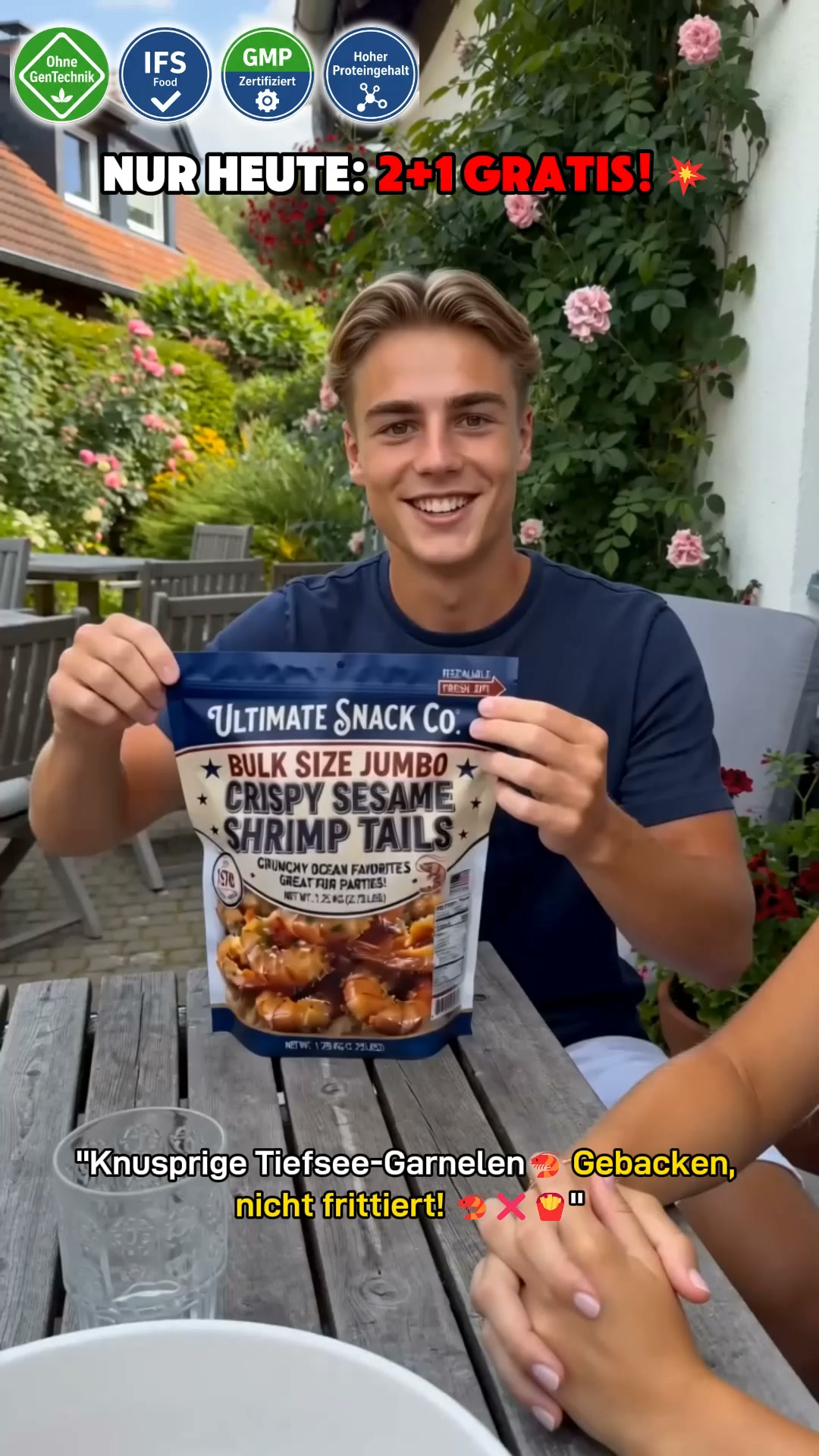 0 % Frittiert, 100 % Knusprig: Der proteinreiche Meeres-Snack ohne Reue!
