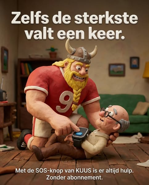 Horloge met valdetectie - zonder abonnement