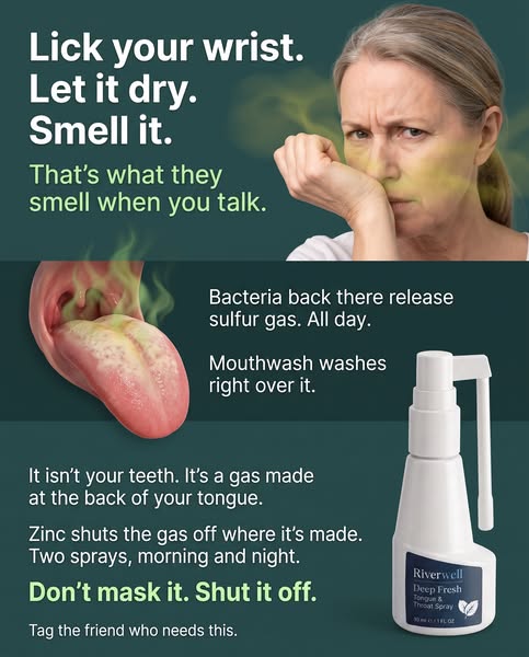 Your mouthwash is rinsing the wrong zone.