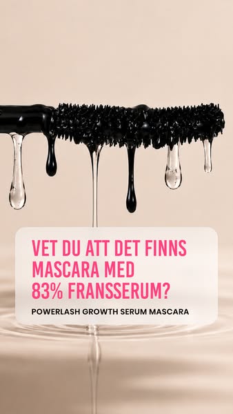 Revolutionerande hybrid av serum och mascara, för längre och fylligare fransar.