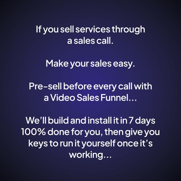 Pre-Sell Your Leads 24/7
