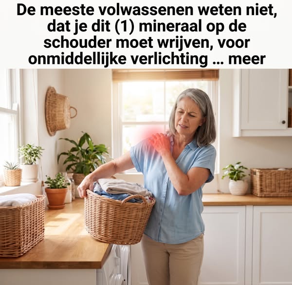 Het beste mineraal om schouderpijn te verlichten!