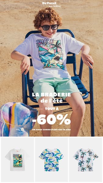 Braderie Garçon à -60%*