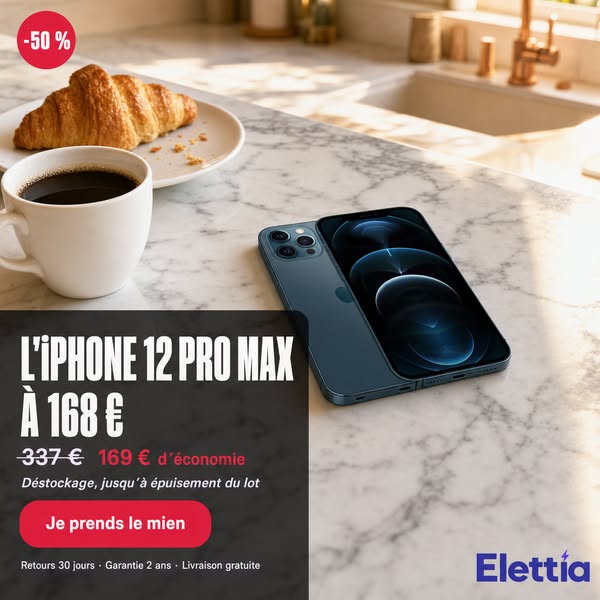 Pro Max à moitié prix