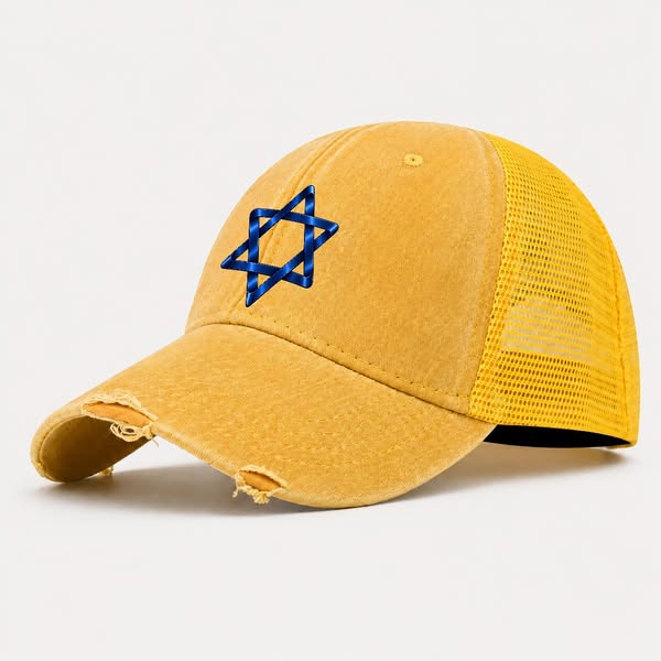 Star Of David Judaism Trucker Hat | Pandaize