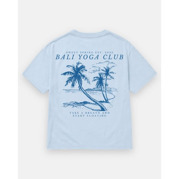 BALI YOGA CLUB Oversized Shirt