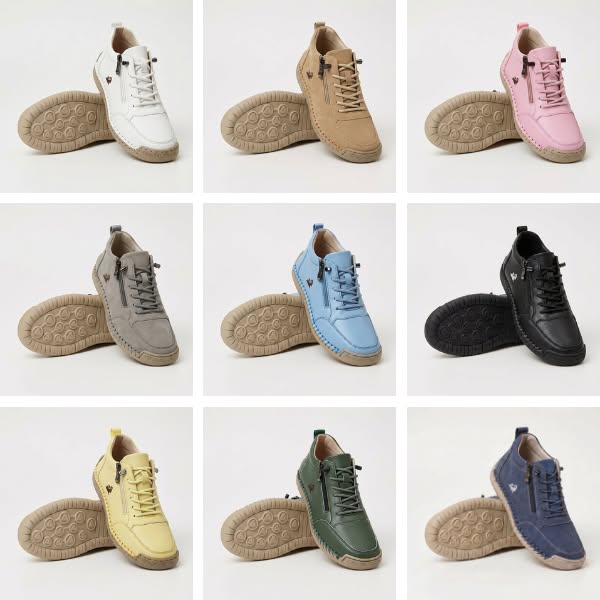 Zeg dag tegen vermoeide voeten! Ervaar het ultieme loopcomfort met de Mila™ sneakers.