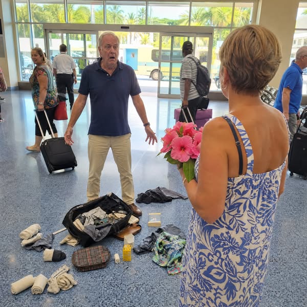 My husband didn't recognise me at the airport