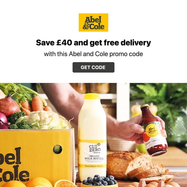 Abel & Cole discount code