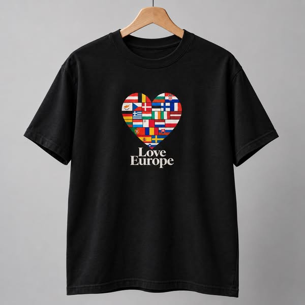 Love Europe Heart white — Euforia Shop