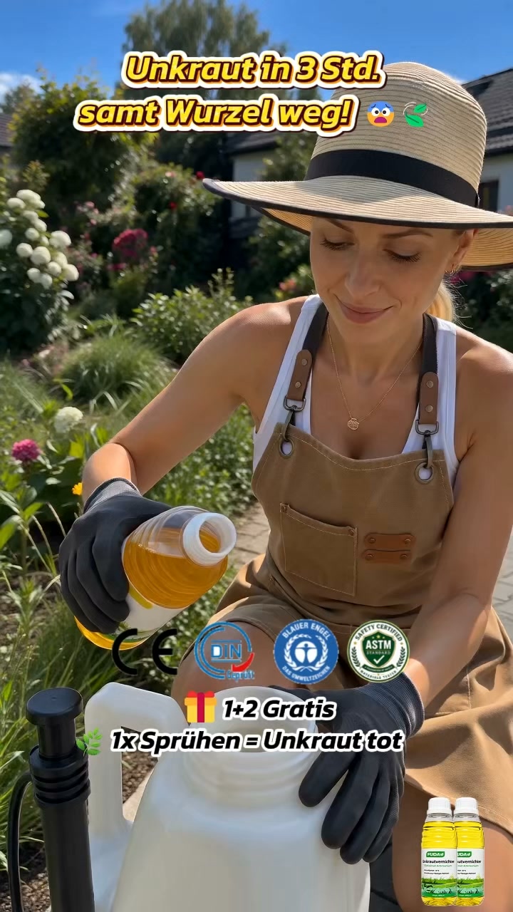Schluss mit lästigem Unkraut, Bambus & Wildgras – für den ganzen Garten!