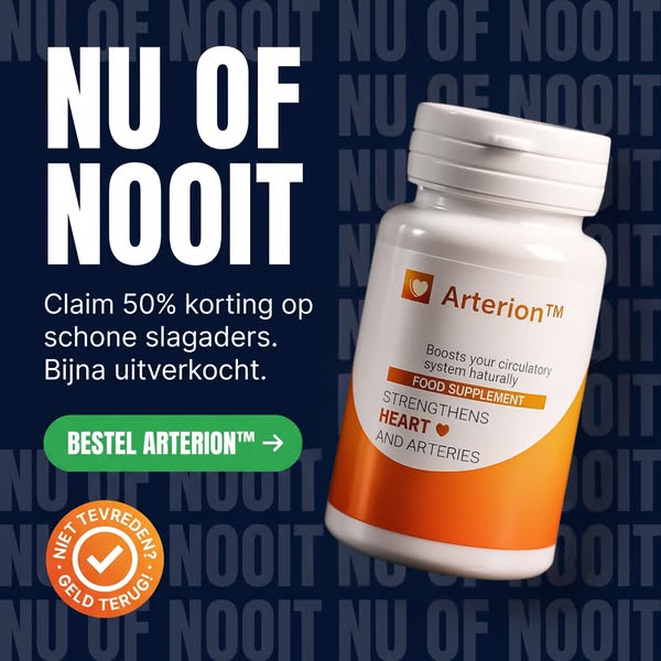 Verstopte Slagaders? Nu 50% Korting.