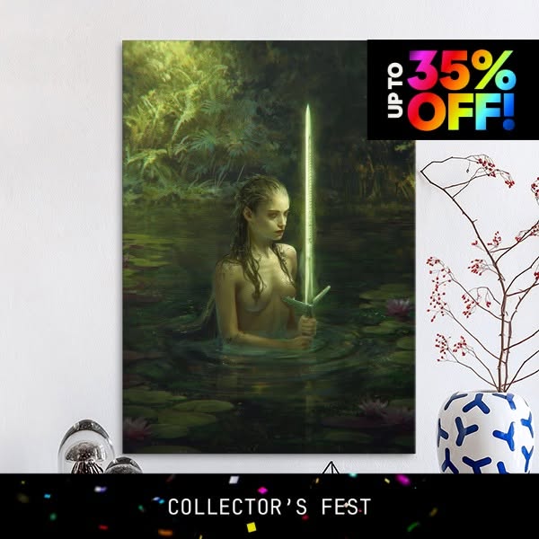 Lady Of The Lake Metal Poster