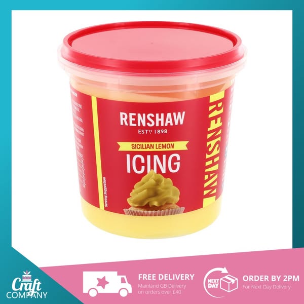 Renshaw Sicilian Lemon Flavour Icing 400g, Baking and Cake Decorating | Craft Company
