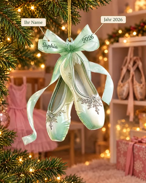 Ihre Ballettschuhe Am Baum