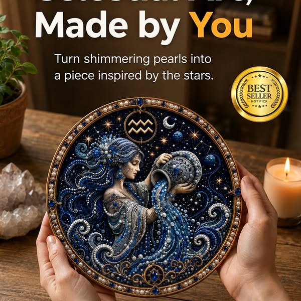 Premium 3D Pearl 12 Zodiac Signs Art Kit