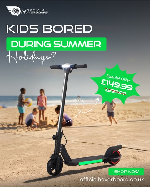 S31 Kids PRO ELECTRIC SCOOTER - LED Lights - 150W Power - High Performance