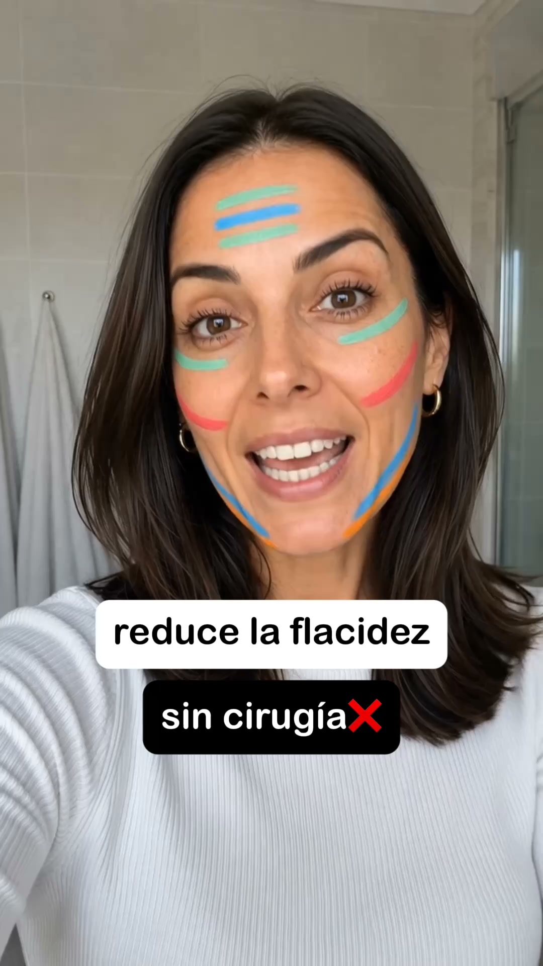 Me pinté rayas en la cara. Mira por qué