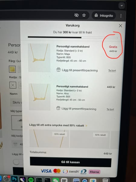 Få ett gratis halsband