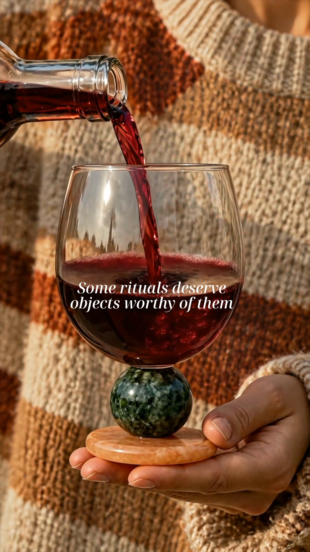 The Badaran glass - Vinia collection.