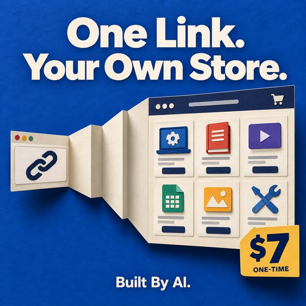 Your Own Store. Built Tonight.