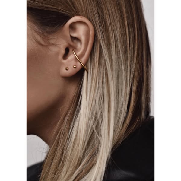 Radius Earrings - Gold