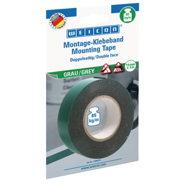 Taśma Montażowa Dwustronna Szara 3mx19mmx0,9mm