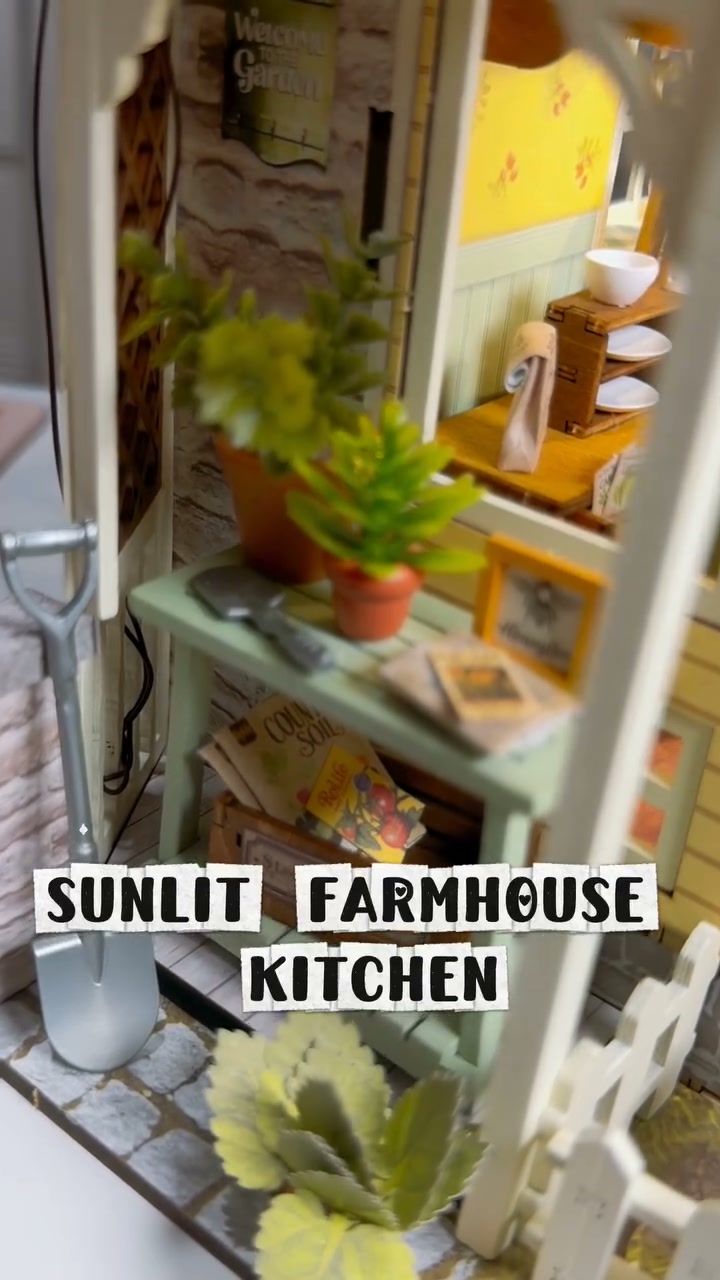 A Farmhouse in Miniature