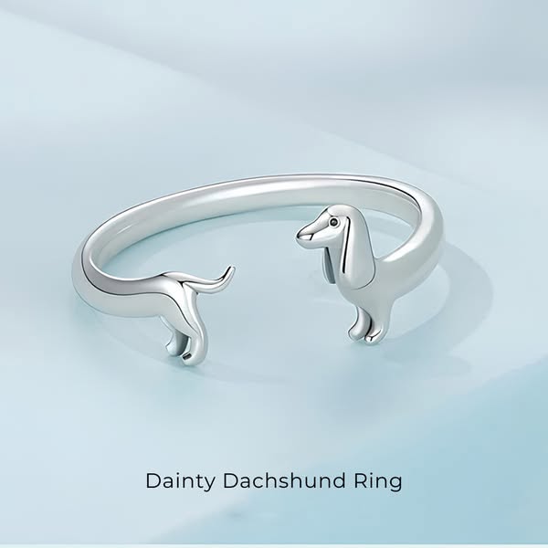 Dachshund Forever Wrap Ring