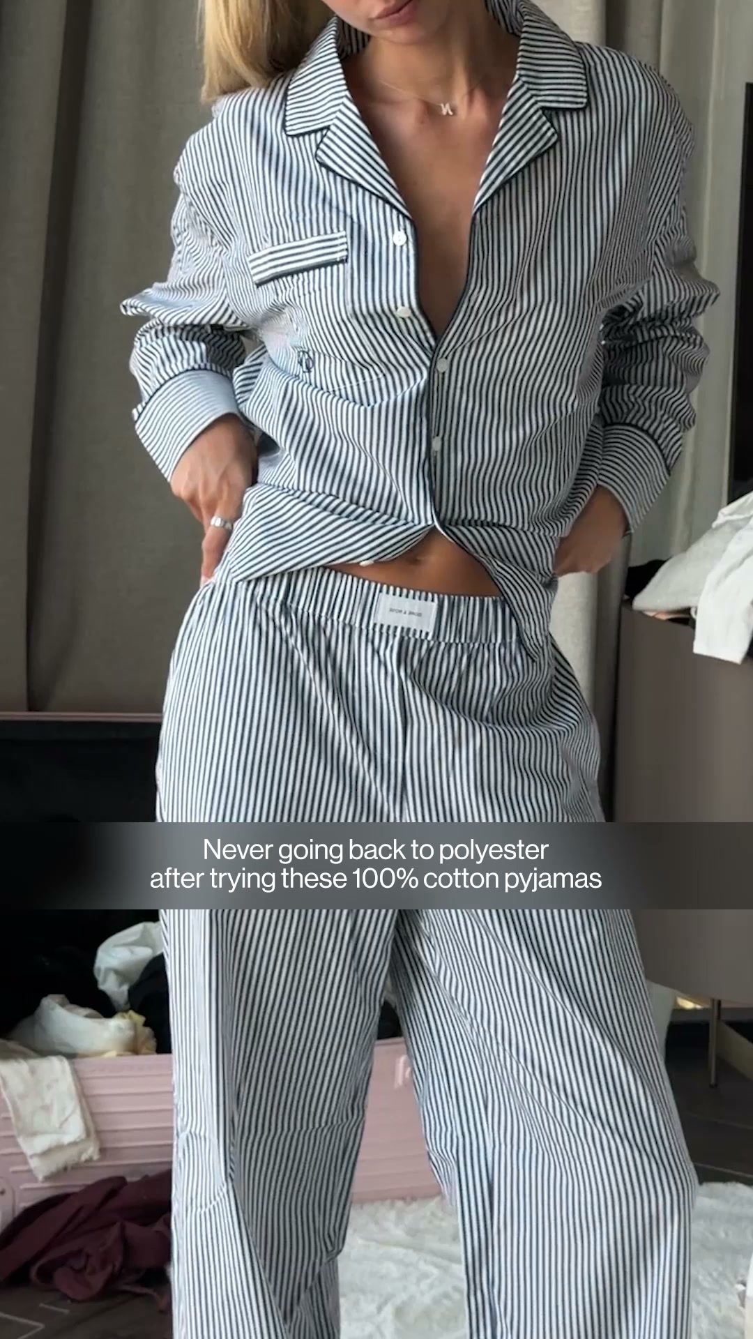 The Striped PJs are back in cotton!