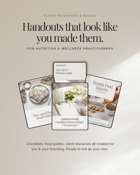 Nutrition guides you can rebrand