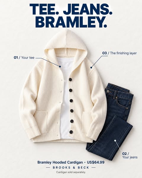 Bramley Hooded Cardigan