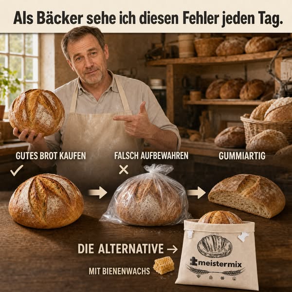 Brot bleibt bis zu 3× länger frisch