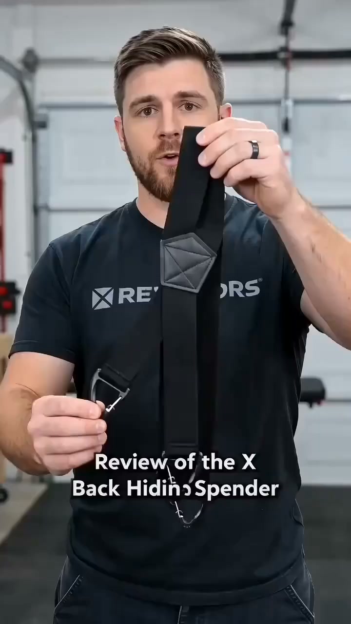 Men's X-Back Suspenders with Hook Clips