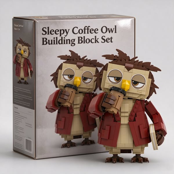 Even Owls Need Coffee to Survive!