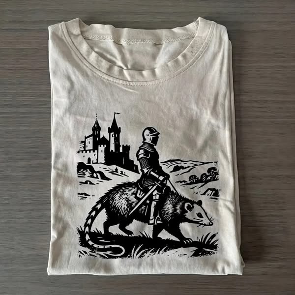 Knight Opossum T-shirt