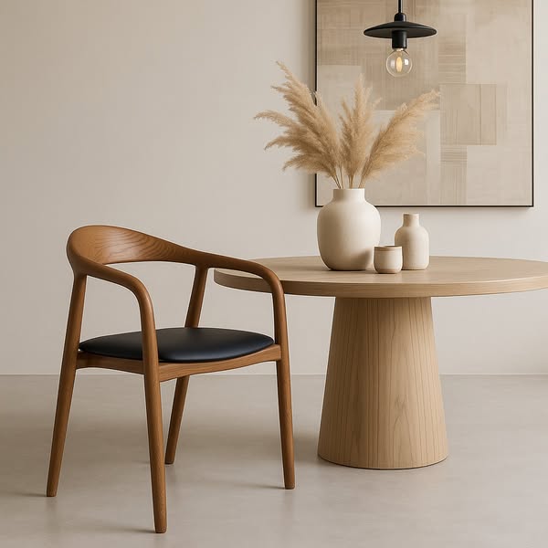 Copenhagen Dining Chair Black Walnut Frame