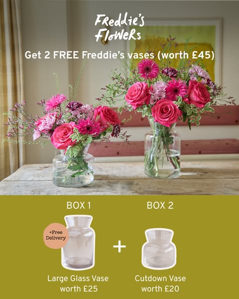 Claim FREE Vase Starter Set