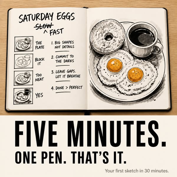 Sketch Life's Little Moments with Just a Pen