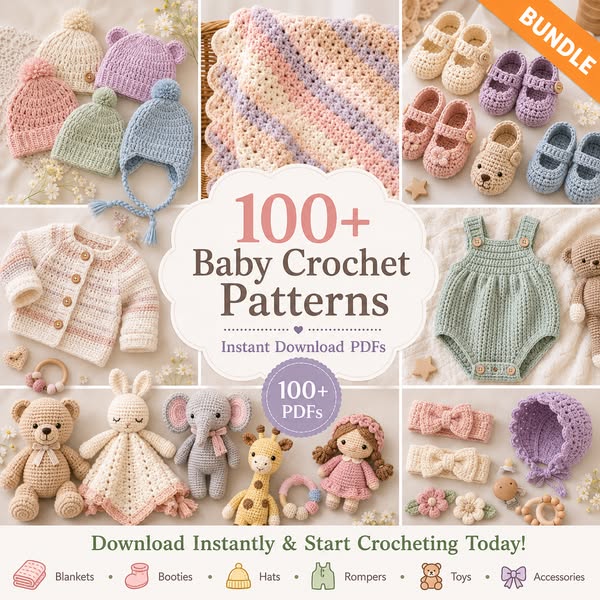 100+ Crochet Baby Patterns