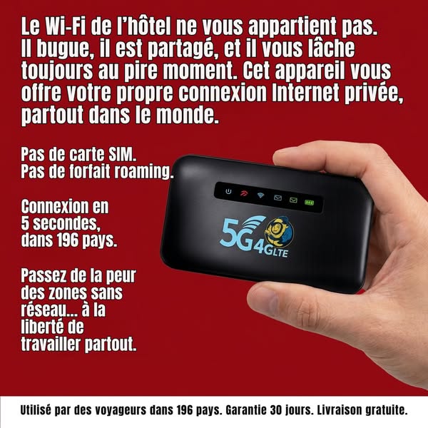 Arrêtez de payer 15 € par nuit pour un Wi-Fi d’hôtel qui ne fonctionne pas.