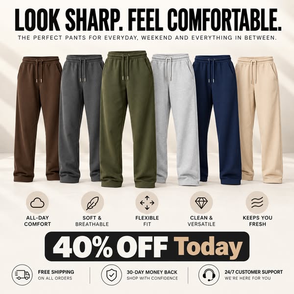 Bleamme Relaxed Everyday Sweatpants