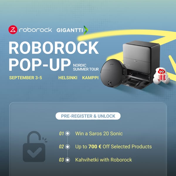 Roborock Tour Lands in Helsinki