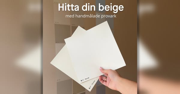 Hitta din perfekta beige