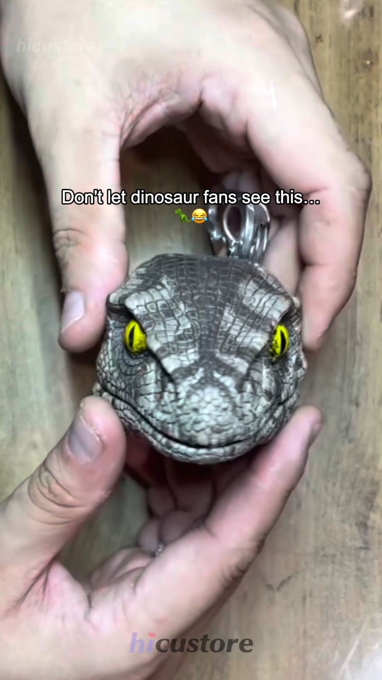 3D Dinosaur Head Earbuds Case